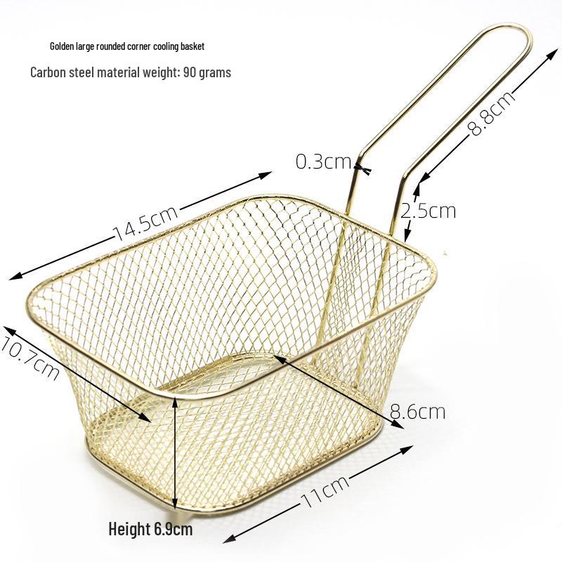 Kreativní talíř na ovoce a košík na hranolky ve tvaru lodičky, chladicí mřížka