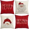 New Christmas Snowman Pillow Living Room Sofa Bedroom Balcony Pillow Home Lumbar Pillow Cover
