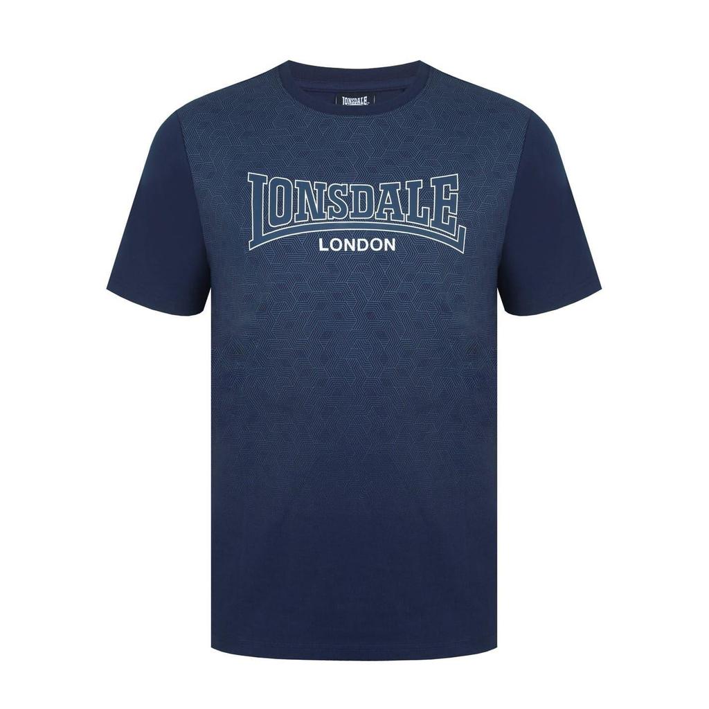 Lonsdale Geometrisches Logo T-Shirt für Herren