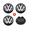 VW 3B7601171 Floating 4pcs 56mm 65mm Wheel Center Caps Hub Cover For VW Volkswagen Golf 5 6 7 Passat B6 B7 B8 Tiguan Polo Jetta GTI TS3