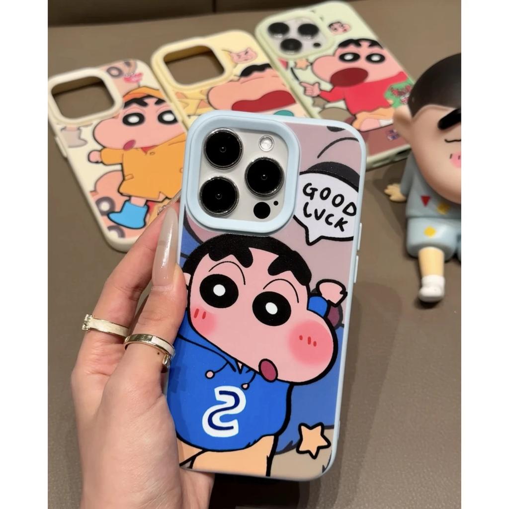 Cute Crayon Shin-chan for iPhone Apple 16/17 Promax Phone Case 15 Liquid 13 Cute 14 Soft