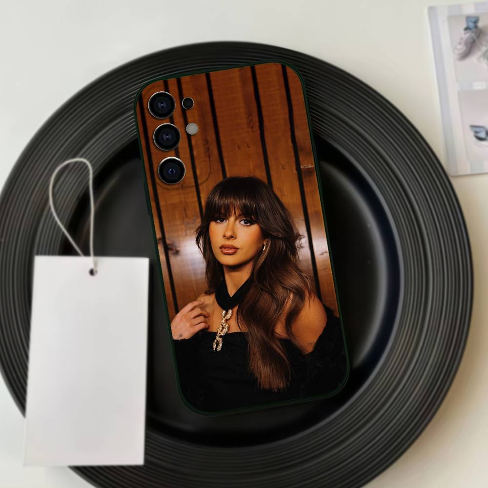 E-Ella L-Langley Singer Phone Case For Samsung S25,S24,S21,S22,S23,S30,Ultra,S20,Plus,Fe,Lite,Soft Black Cover Samsung S21lite