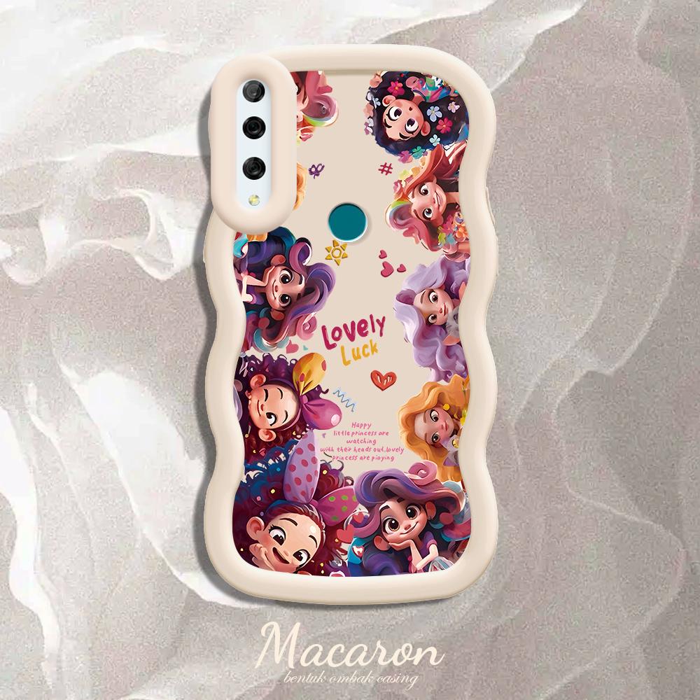 

Окрашенный узор Big Wave Edge Мягкий силиконовый материал Macaron чехол для телефона противоударный защитный резиновый чехол для iPhone Huawei Honor Infinix Tecno Tecno Spark 30C белый