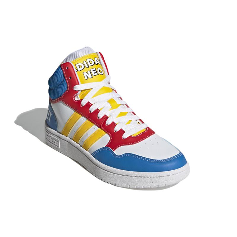 adidas Tenisky Hoops 3.0 Mid 'White Blue' GX6108