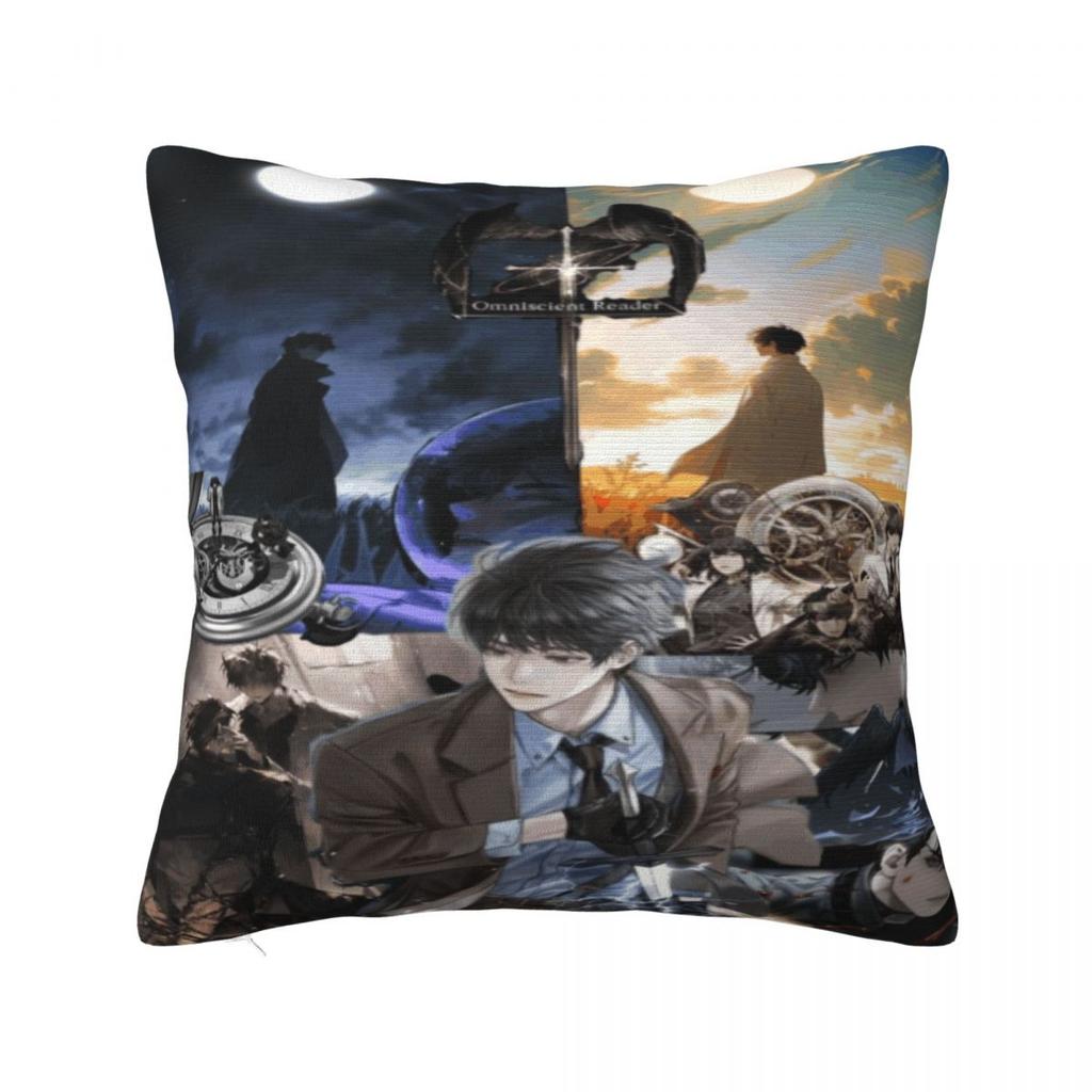 Novel Omniscient Reader Viewpoint Pillowcases Merchandise Cushion Cover Throw Pillow Cover Home Decoration Square Multiple Sizes