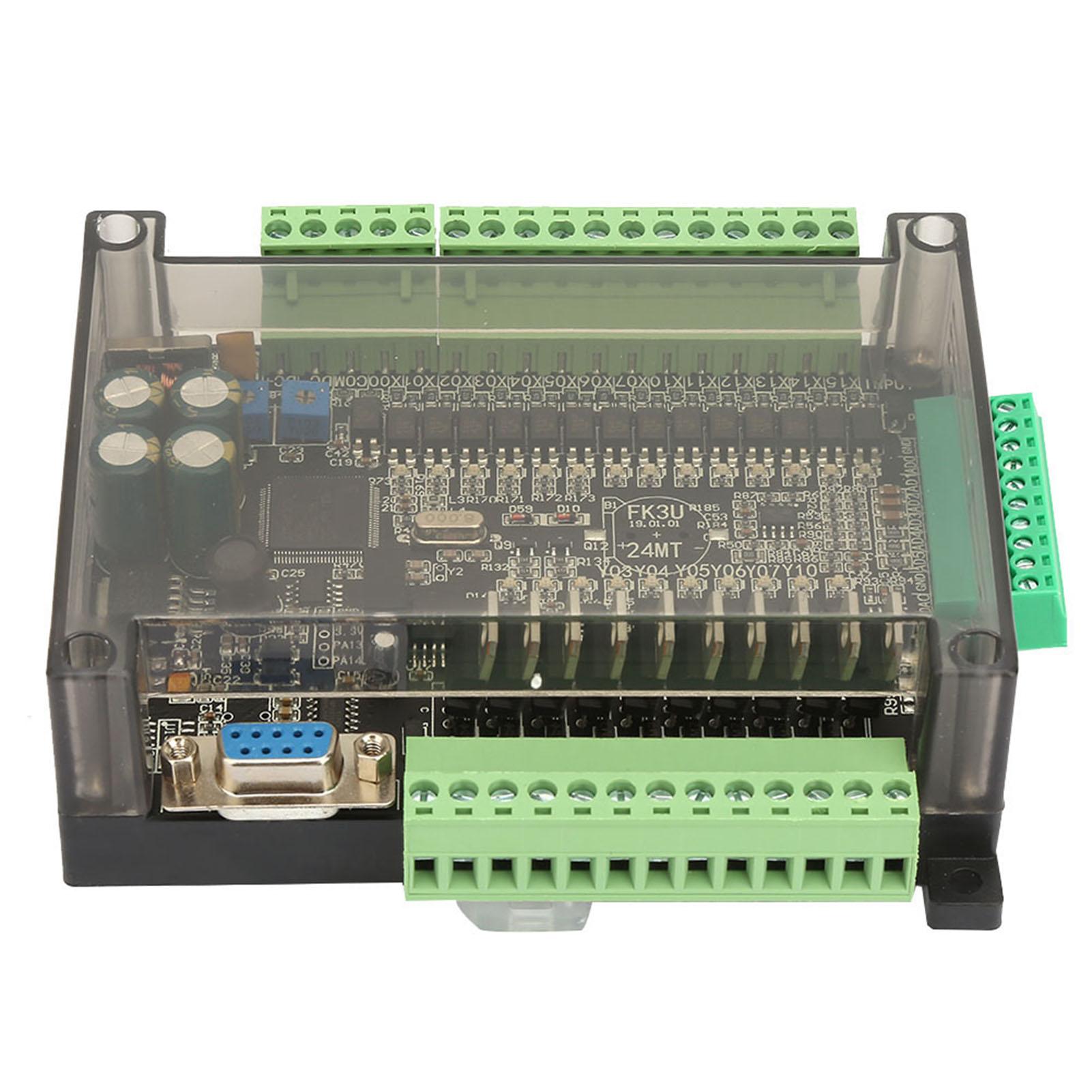 

24V 24MT PLC Controller 6 Analog Input 32bit MCU 14 Input 10 Transistor Output Board