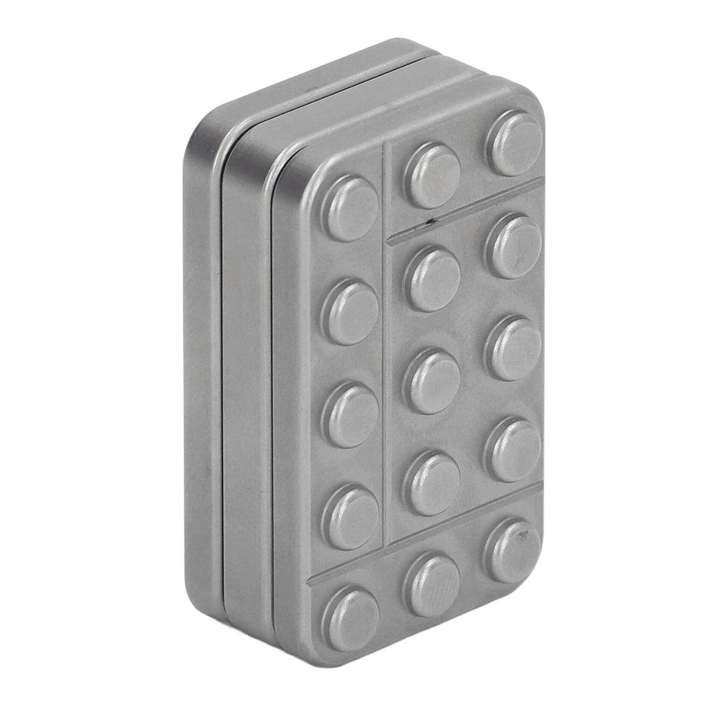 Metall ADHS Autismus Push Slider Spielzeug Erwachsener Büro Schreibtisch Angst Stressabbau Magnetisch 3 Schichten Haptisch