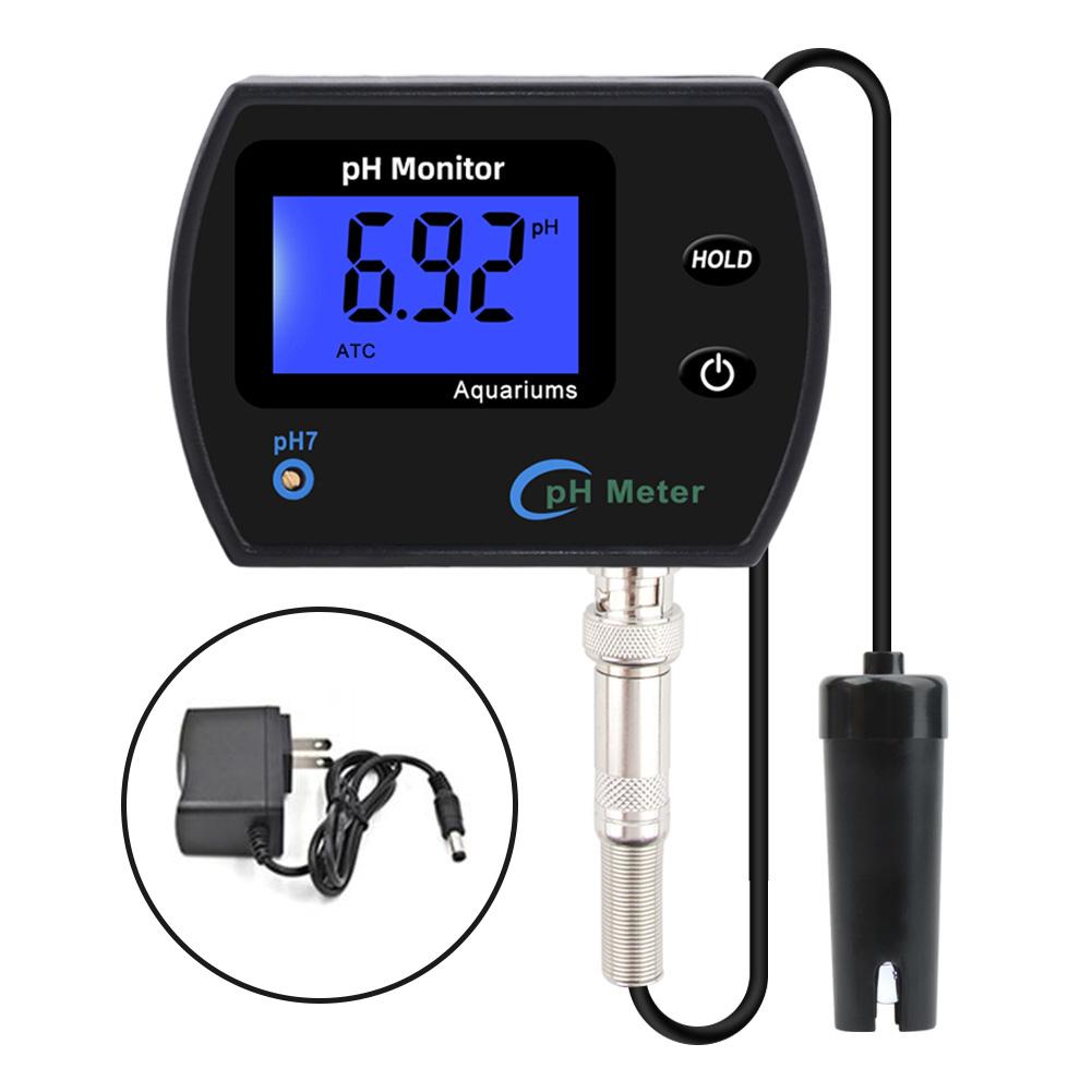 Water Quality Tester Digital Multi-Parameter Water Tester Accurate Wall Mounted Online Hydroponics Tool for Aquariums Fish Tank