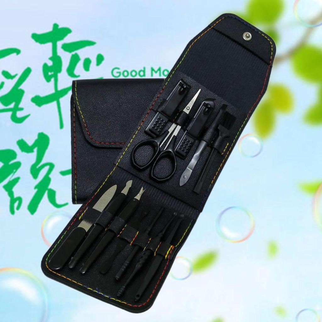 8-Piece Apple Nail Art Manicure Set with Nail Clippers