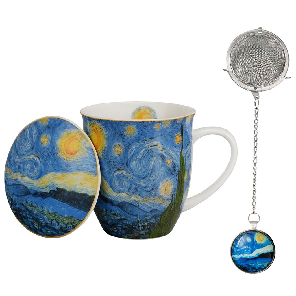 Kubek Z Zaparzaczem I Zawieszka Starry Night Van Gogh 400 Ml