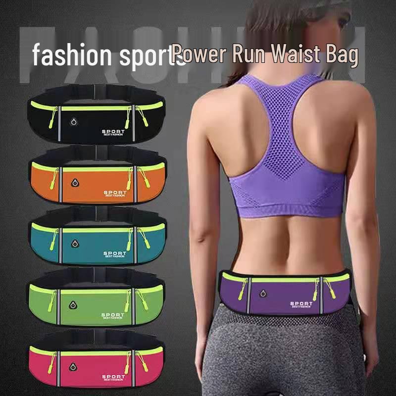 Waterproof Running Waist Bag with Water Bottle Holder and Phone Pocket