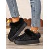 2025 Autumn and Winter New Women's Thick Sole Thickened Plush Snow Boots Sequins