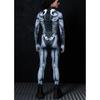 Dámské Pánské Tmavě Šedý Robot Stroj 3D Digitální Potisk Halloweenské Cosplay Kostýmy Dospělí Unisex Karnevalová Párty Oblečení Kombinéza