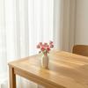 Striped Ceramic Flower Vase, Modern Decorative Vase for Fresh or Dried Flowers, Flower Holder Container for Living Room Table Centerpiece