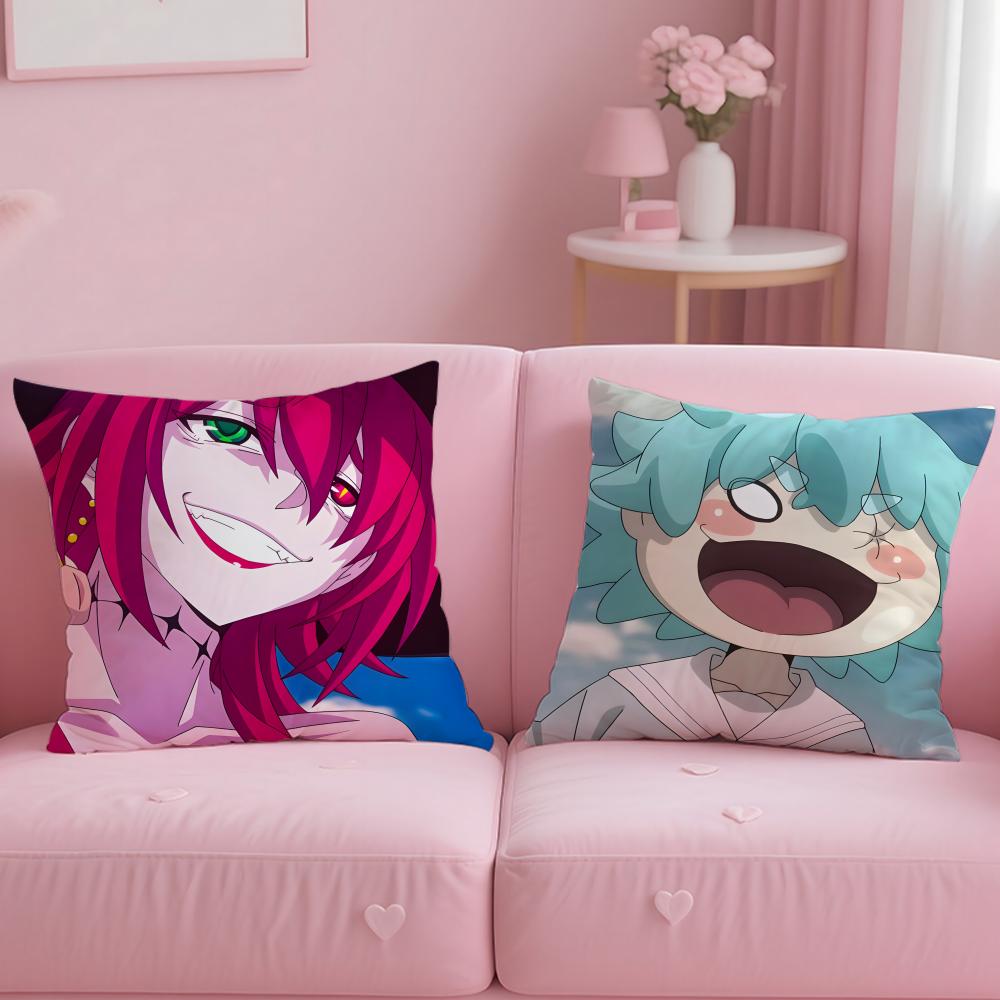 Ragna C-Crimsons Anime Cushion Cover Comfortable Reversible Pillow Cover Ideal For Car Sofa Bedroom & Beyond