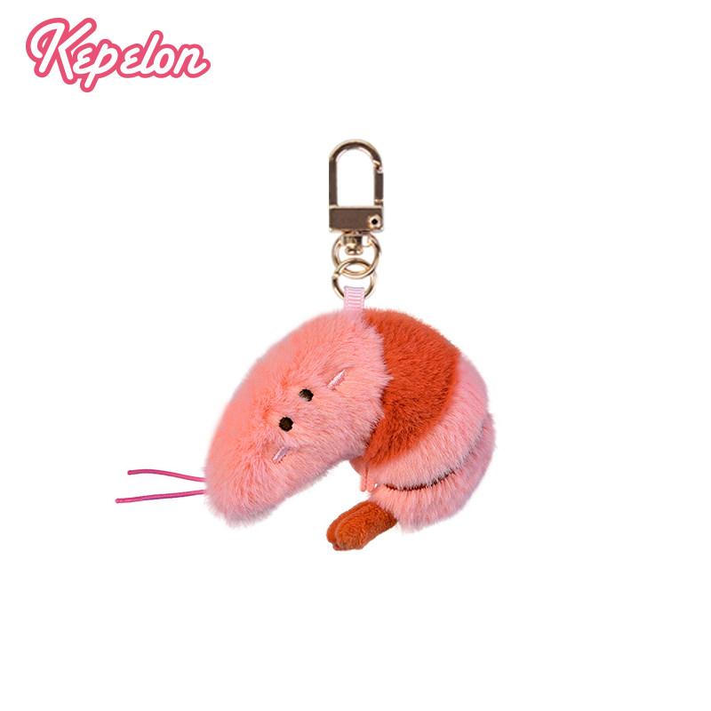 Simulation Ocean Fresh Plush Doll Shrimp Duobao Fish Soft Seafood Keychain Lobster Fluffy Abalone Lobster Clam Oyster Pendant