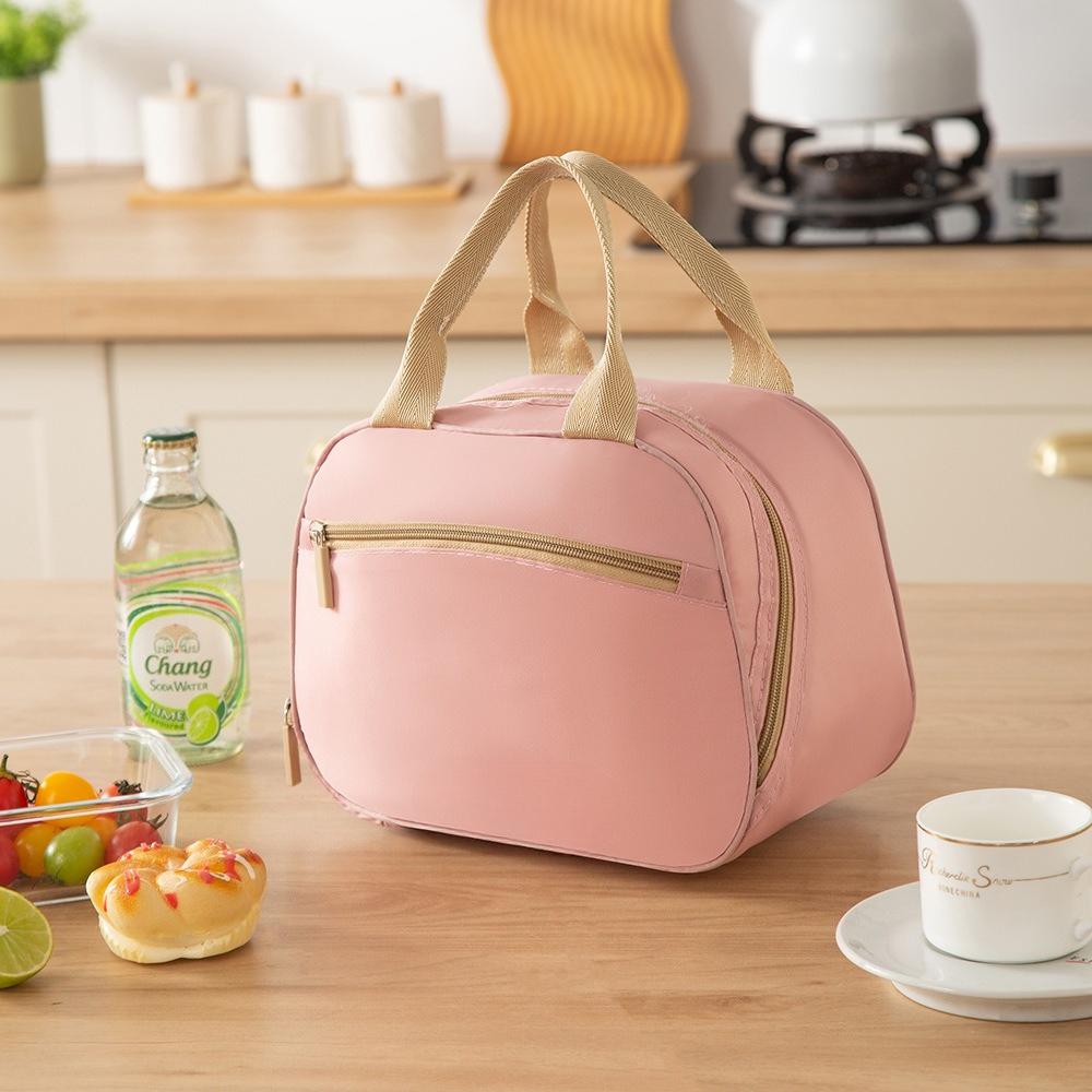 Modische isolierte Tasche, Lunchtasche, Bento-Tasche, Brotdose für die Arbeit oder Schule, Handtasche, Dicke Aluminiumfolien-Isolierertasche