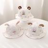 Adorable Cartoon Baby Sun Hat - Versatile Spring/Summer Bucket Hat for Boys & Girls