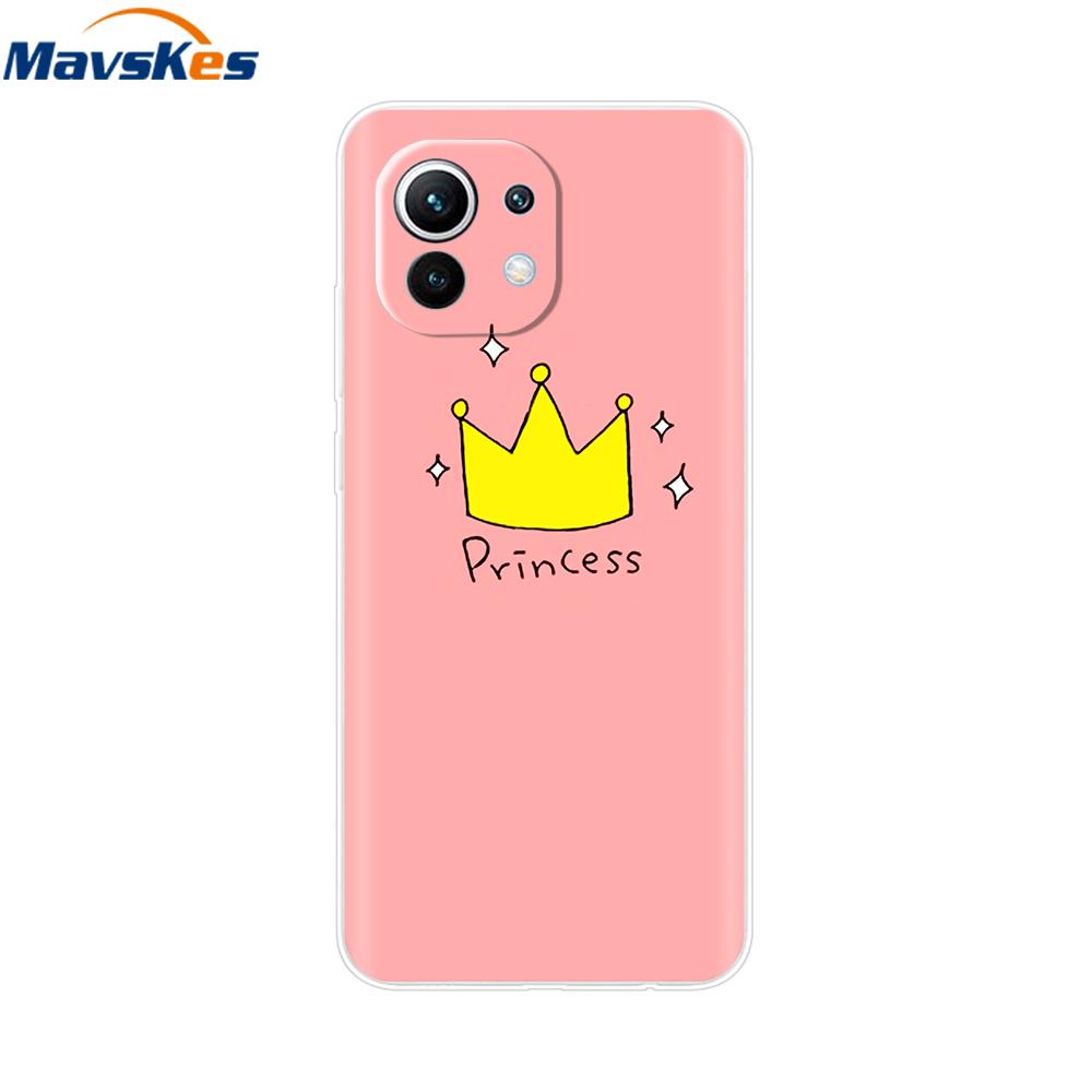 Case For Xiaomi 11 Lite NE 5G Soft TPU Silicone Cover For Xiaomi Mi 11 Lite Mi11 Lite Cases For Xiomi Mi 11 Funda Fashion Bumper