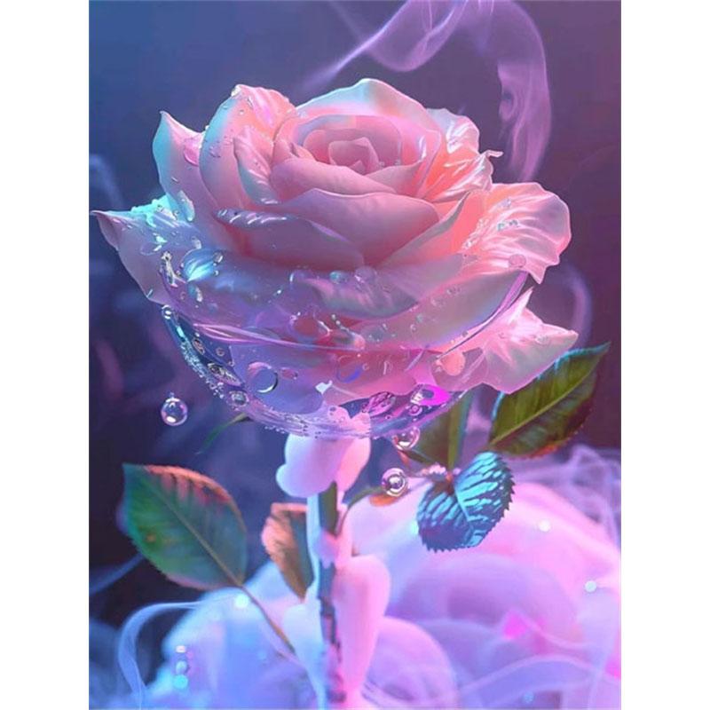 DIY Diamond Painting Flower Cross Stitch Kit Mosaic Art Diamond Painting Full Circle/Square Diamond Home Decoration