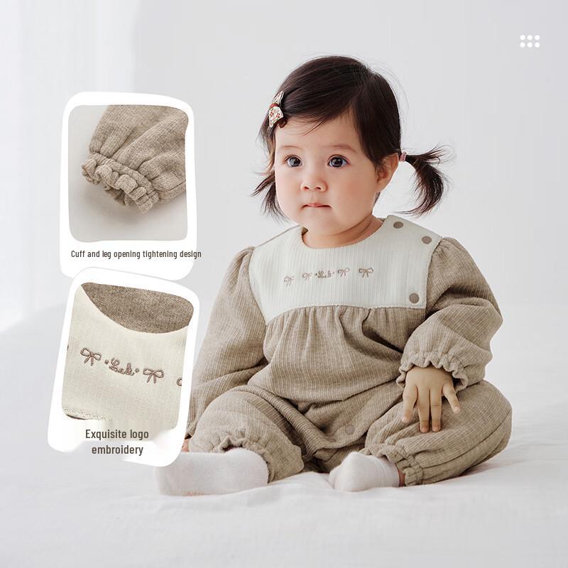Labi Baby 80g Cotton Long Sleeve Romper