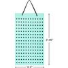 Shoes Charms Display Shoe Charms Organizer With 180 Holes Badge Storage Hanging Holder Shoe Decor Jewelry Display Storage Bag