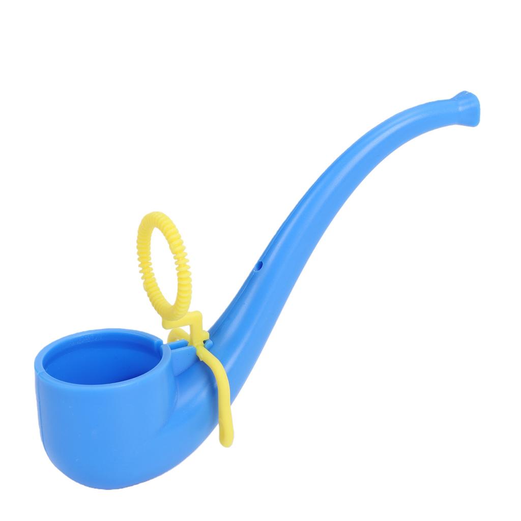 Soap Bubble Pipe Portable Reusable Vintage Bubble Blowing Pipe for Adult Kids Blue