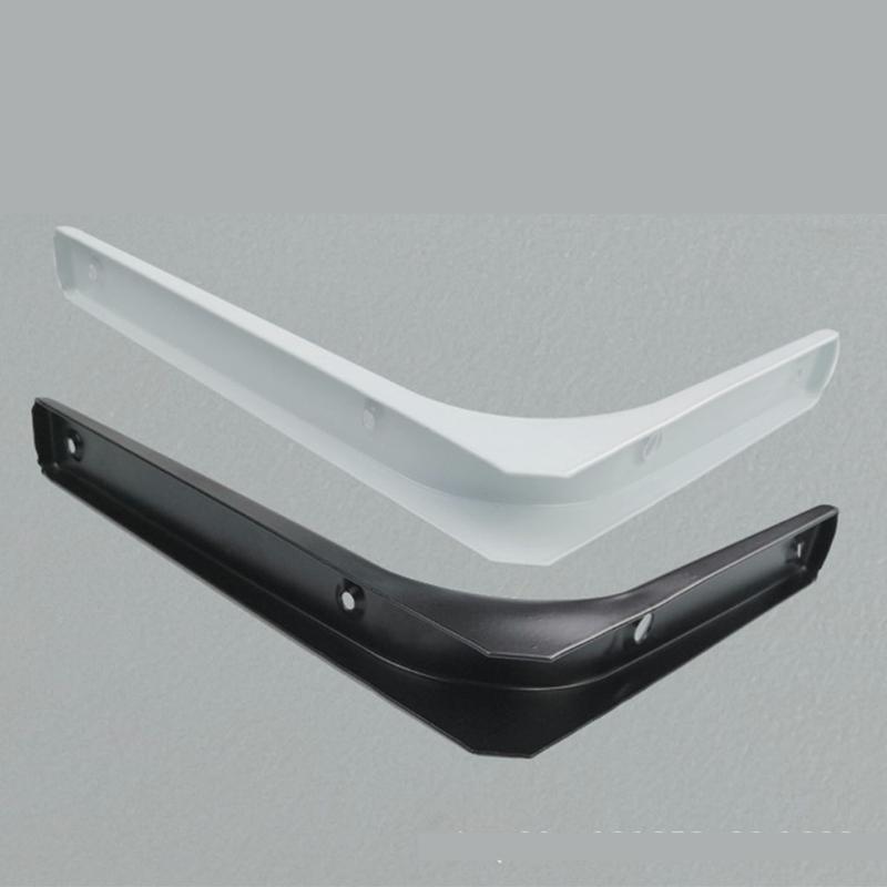 2 Pieces L-Shape Floating Shelf Brackets Invisible Shelf Support Right Angle Metal Wall Mounted Brackets Easy to Install