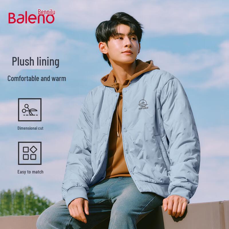 

Baleno Men s Baseball Collar Padded Jacket 3XL