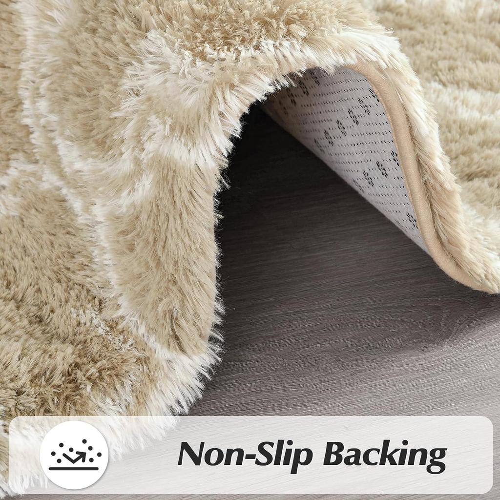 Geometric Plush Carpet Large Area Living Room Decoration Coffee Table Bed Mat Ultra Soft Carpet For Children's Bedroom