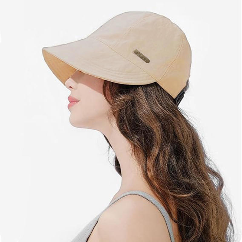Women Outdoor Wide Brim Sunscreen Hat Casual Fashion Summer Beach Breathable Visor Sun Hat