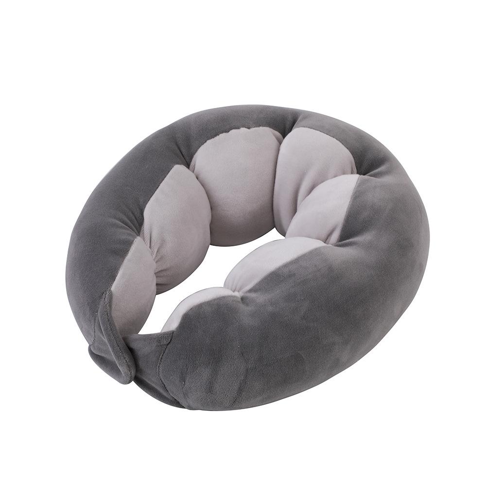 Custom Cartoon Plush U-Shaped Neck Pillow for Outdoor Travel – Portable PP Cotton Headrest