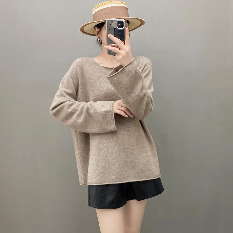 Qinghe 100% Pure Cashmere Women's Sweater - Ultra Soft Luxury Winter Pullover