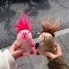 Creative Plush Capybara Keychain Creative Bag Charm Pendant Adorable Stuffed Animal Doll Keyring Stylish Accessories