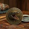 Crocodile Challenge Coin Heavy Duty Alloy Carved Crocodile Souvenir Coin