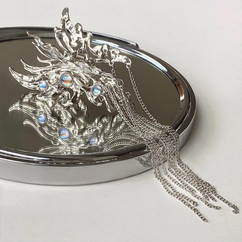 Butterfly Tassel Hairpin Vintage Women Exquisite Alien Metal Butterfly Hair Claw Trendy Girls Hair Accessories