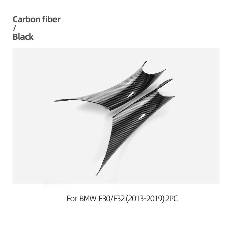For BMW F30 F32 2013- Carbon Fiber ABS Inner Door Sticker Panel Strip Cover Performance Trim Car Interior Tuning Accessories