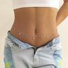 Sommer Neu Boho Minimalistisch Mehrschichtige Taillenperlen Für Frauen Pailletten Kette Geometrischer Bauchschmuck I0T4