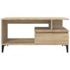 Vidaxl Stolik Kawowy, Dąb Sonoma 90X49X45 Cm, Materiał Drewnopochodny