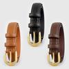 Classic Leather Womens Belt With Alloy Buckle For Casual And Business Wear