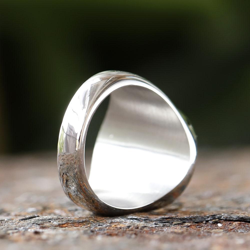 Vintage 316L Stainless Steel 3D Lion Head Ring High Polished Mens Animal Jewelry Fashion Accessories