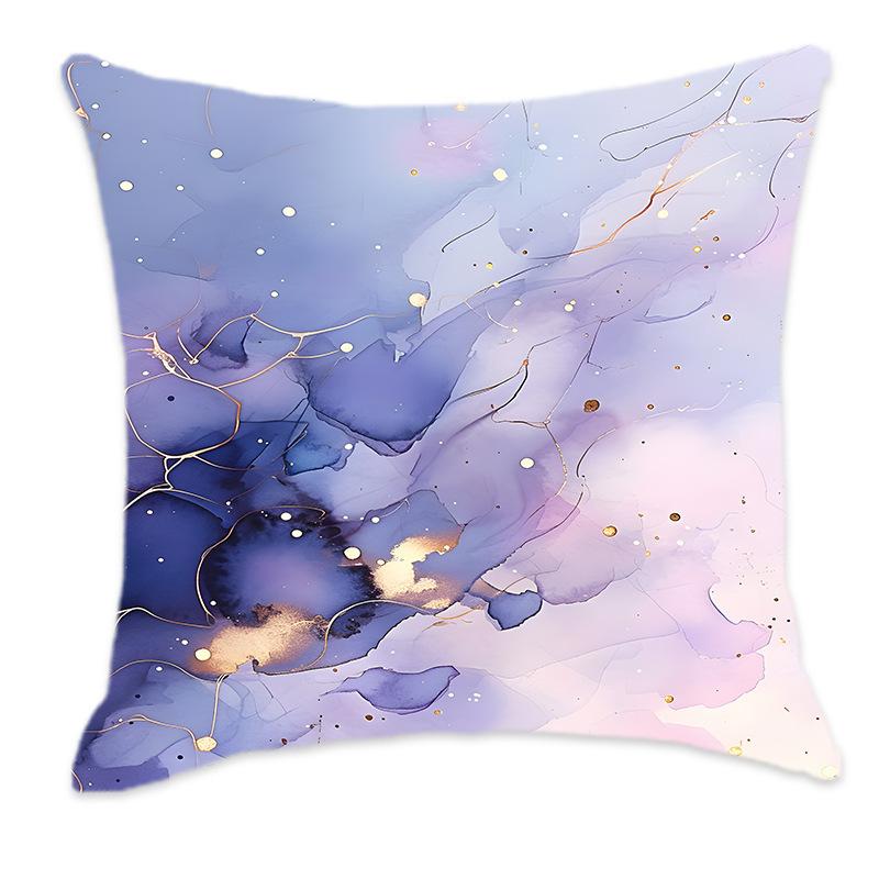 New Dreamy Gold, Pink, Blue and Purple Gradient Color Pillow Back Home Bedroom Bedside Sofa Cushion