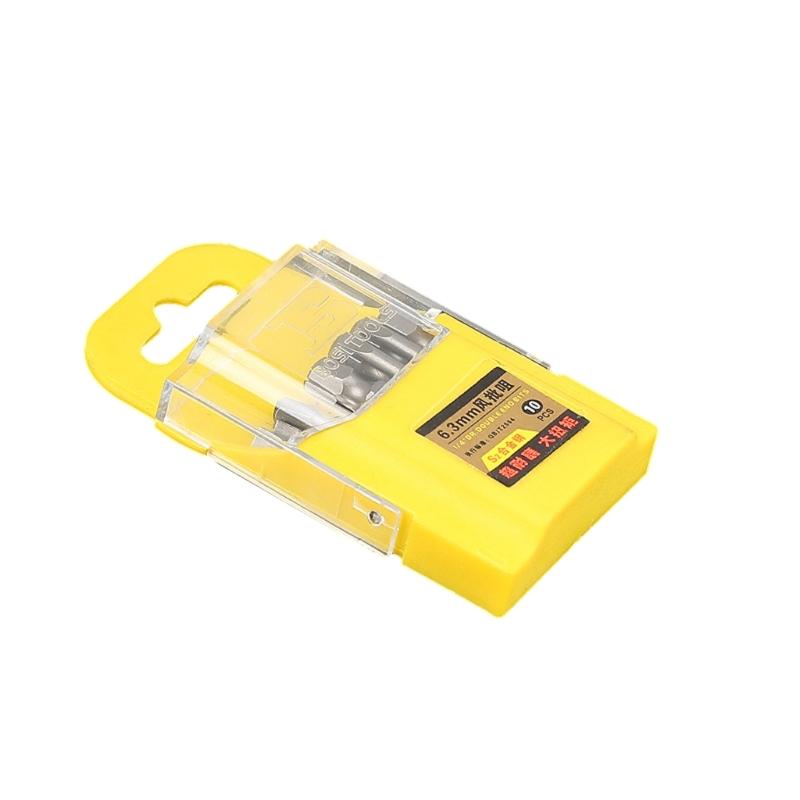 1/4" Hex Bits Set Tamper Proof Security Drill Magnetic Bits Set Torx Electric Screwdriver Tips HRC60 High Hardness