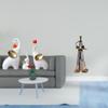 Musician Family Resin Sculptures Artistic Animal Figurines for Bedroom Living Room Desk Home Decor