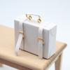 1:12 Dollhouse Vintage Mini Retro Leather Suitcase Craft Miniature Items Storage Box Home Model Decor Toy Doll House Accessories