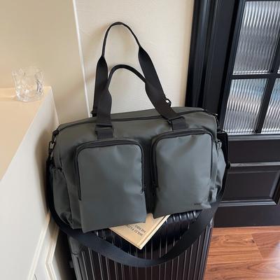Men's and Women's Casual Shoulder Messenger Bag Fashion Business Trip Handbag Large Capacity Travel Bag