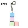 Creative Keyboard Fidget Colorful Toys Mechanical Button Clicker Keychain Stress Relief Decompress Toy for Adults Work Anxiety Study