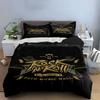 "Rock 'n' Roll text." Bedding sets Duvet cover sets Duvet covers Pillowcases(1 * Duvet Cover 2 * Pillowcases without duvet insert)