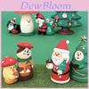 Resin Christmas Fairy Tale Figures With Mushroom Forest Decor For Holiday Collectors