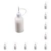 1/3/5/10pcs 30ml PE Plastic Squeezable Tip Applicator Bottle Refillable Dropper With Needle Tip Caps For Glue